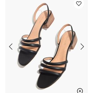 NIB Addie strappy leather slingback sandals